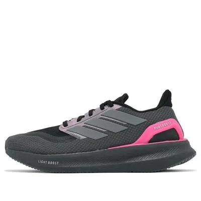 Adidas Originals (wmns) Adidas Pureboost 5 'iron Metallic Lucid Pink' In Multi