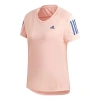 Adidas Originals (wmns) Adidas Reflective Detail Running Short Sleeve Pink In Pink