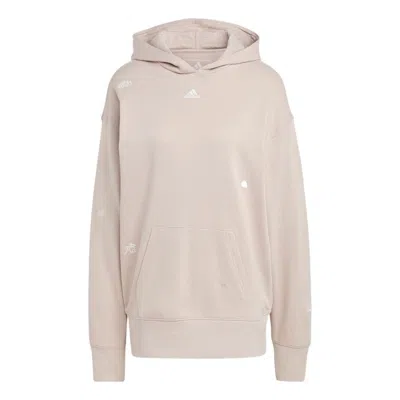 Adidas Originals (wmns) Adidas Relaxed Hoodie 'beige' In Neutral