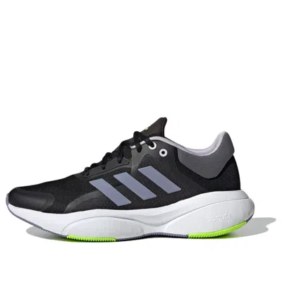 Adidas Originals (wmns) Adidas Response 'core Black Silver Violet Lucid Lemon'