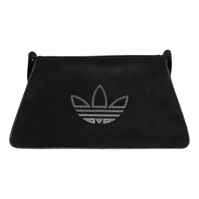 Adidas Originals (wmns) Adidas Rhinestones Fake Suede Shoulder Bag 'black'