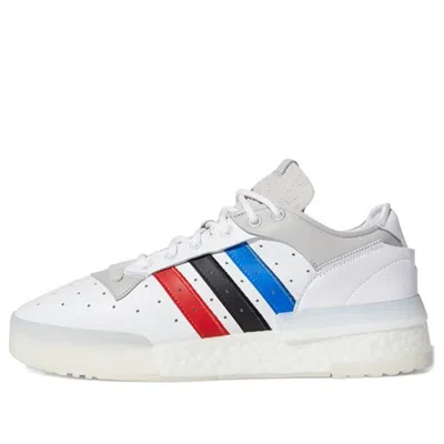 Adidas Originals (wmns) Adidas Rivalry Rm Low 'white Gray Blue' In Multi
