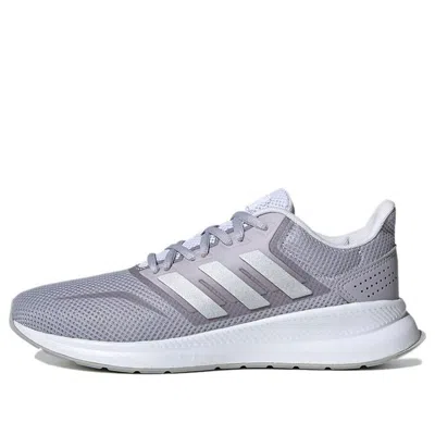 Adidas Originals (wmns) Adidas Runfalcon 'purple Grey White' In Gray