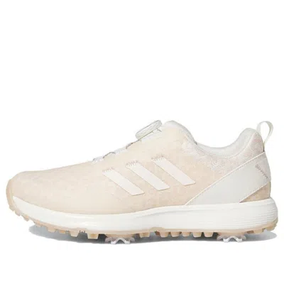 Adidas Originals (wmns) Adidas S2g Boa Spiked Golf Shoes 'chalk White Wonder Quartz' In Neutral