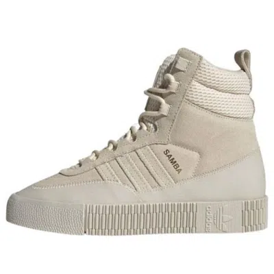 Adidas Originals (wmns) Adidas Samba Boots 'wonder White' In Neutral