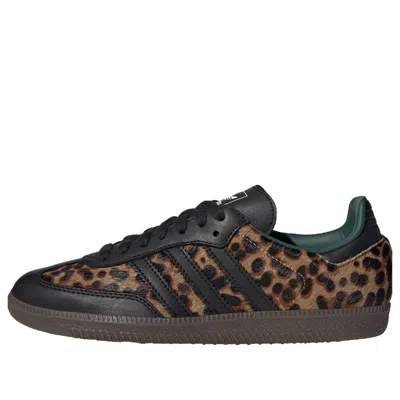 Adidas Originals (wmns) Adidas Samba Og 'core Black Leopard'
