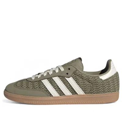 Adidas Originals (wmns) Adidas Samba Og 'crochet Pack Orbit Green' In Multi