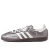 Adidas Originals Womens Samba Og Logo-print Metallic-leather Low-top Trainers Aurora Metallic Offwhit