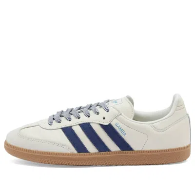 ADIDAS ORIGINALS (WMNS) ADIDAS SAMBA OG 'OFF WHITE DARK BLUE'