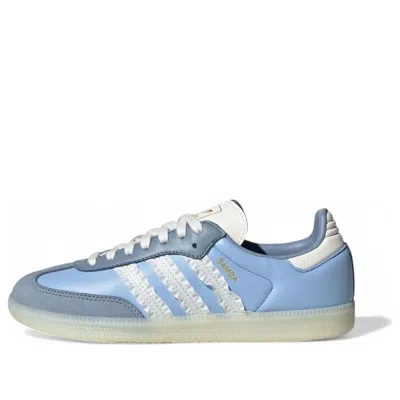 Adidas Originals (wmns) Adidas Samba 'ruffle Stripes Pack Clear Sky' In Multi