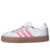 Adidas Originals Sambae Sneakers In White And Pink