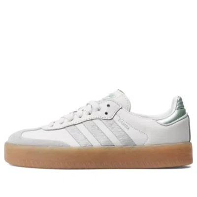 Adidas Originals (wmns) Adidas Sambae Og 'white Brown' In Multi