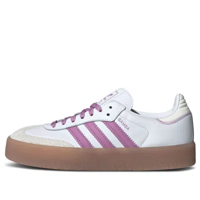 Adidas Originals (wmns) Adidas Sambae 'white Preloved Purple' In Multi