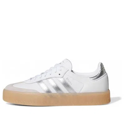 Adidas Originals (wmns) Adidas Sambae 'white Silver Gum' In Multi