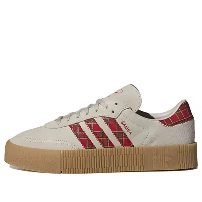 Adidas Originals (wmns) Adidas Sambarose 'clear Brown Scarlet Collegiate Green' In Neutral