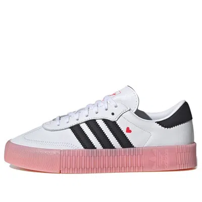 Adidas Originals Sambarose "valentine" Sneakers In Weiss