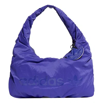 Adidas Originals (wmns) Adidas Satin Small Shoulder Bag 'purple' In Blue