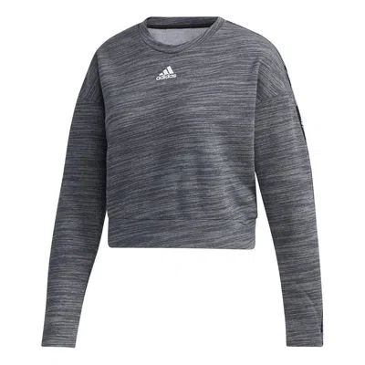 Adidas Originals (wmns) Adidas Short Round Neck Pullover Sports Gray