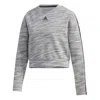 Adidas Originals (wmns) Adidas Short Round Turtleneck Jersey Light Grey In Gray