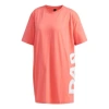Adidas Originals (wmns) Adidas Side Large Alphabet Printing Short Sleeve Lens Pink In Pink