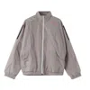 Adidas Originals (wmns) Adidas Side Stripe Casual Sports Jacket Gray