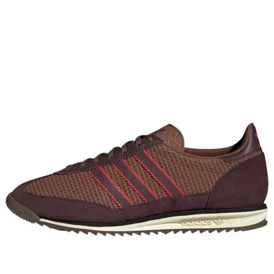 Adidas Originals (wmns) Adidas Sl 72 'preloved Brown Shadow Brown' In Burgundy