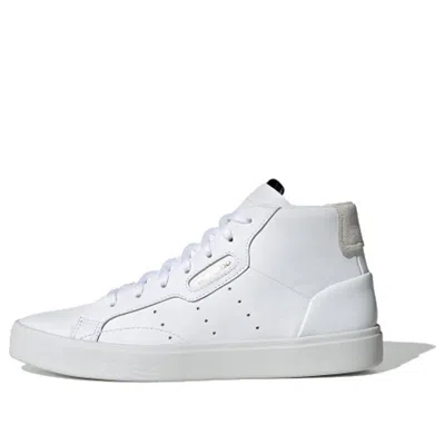 Adidas Originals Sleek Mid In White/white/crystal White