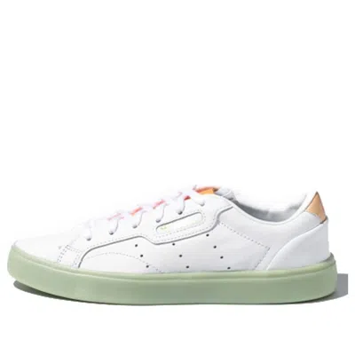 Adidas Originals (wmns) Adidas Sleek 'white Amber Tint' In Multi