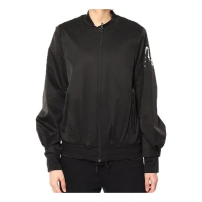 Adidas Originals (wmns) Adidas Solid Color Zipper Casual Sports Jacket Black