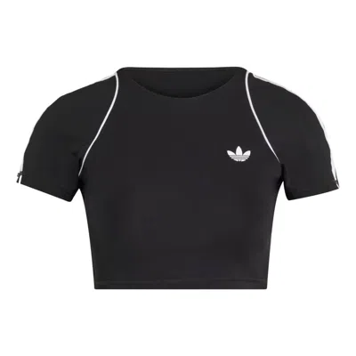 Adidas Originals (wmns) Adidas Sport Superstar Bra T-shirt Asia Sizing 'black'