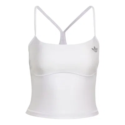 Adidas Originals (wmns) Adidas Sport Tank Top Padded Asia Sizing 'frozen Purple' In White