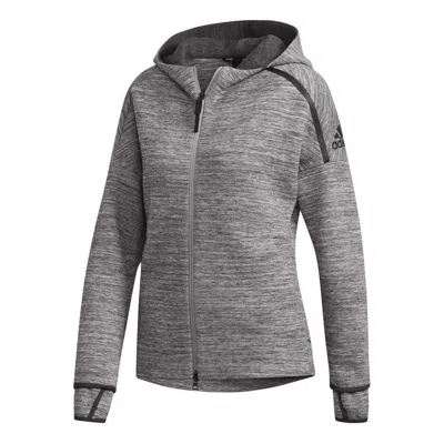 Adidas Originals (wmns) Adidas Sports Hooded Jacket 'grey' In Gray