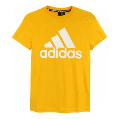 Adidas Originals (wmns) Adidas Sports Round Neck Short Sleeve Yellow