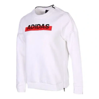 Adidas Originals (wmns) Adidas Sports Stylish Pullover Round Neck Long Sleeves White