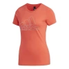 Adidas Originals (wmns) Adidas Sports Stylish Pullover Round Neck Short Sleeve Pink In Orange