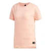 Adidas Originals (wmns) Adidas Sports Stylish Round Neck Short Sleeve Pink