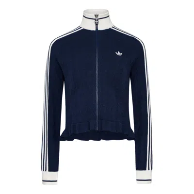 Adidas Originals (wmns) Adidas Sports Tt Asia Sizing 'night Indigo Off White' In Blue