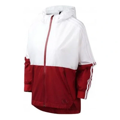 Adidas Originals (wmns) Adidas Sportswear Jacket Eh3853 White/red