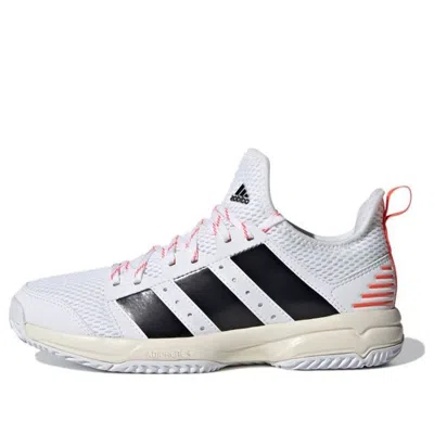 Adidas Originals (wmns) Adidas Stabil J 'white Black Solar Red' In Multi