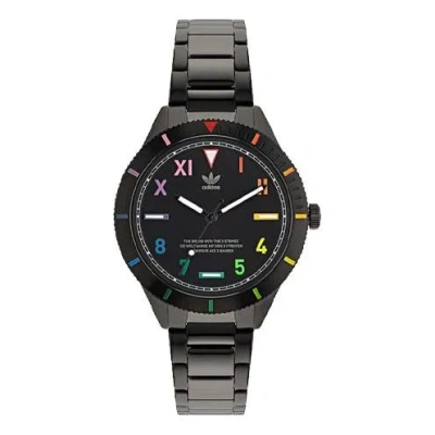 ADIDAS ORIGINALS (WMNS) ADIDAS STAINLESS STEEL BLACK BRACELET WATCH 'BLACK'