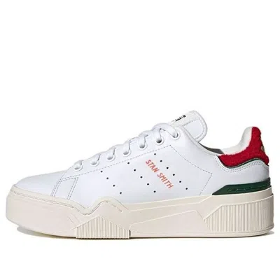 Adidas Originals (wmns) Adidas Stan Smith Bonega 2b 'white Scarlet Green' In Multi