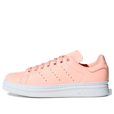 Adidas Originals (wmns) Adidas Stan Smith New Bold Hk 'clear Orange' In Pink