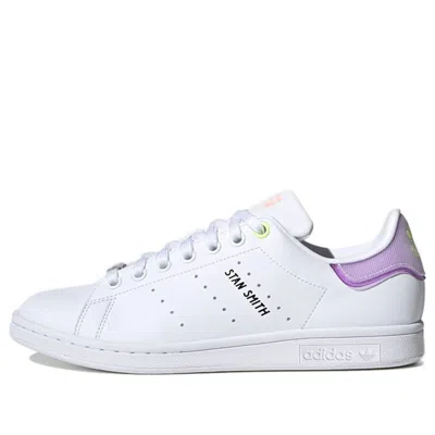 Adidas Originals (wmns) Adidas Stan Smith 'white Purple Lime'