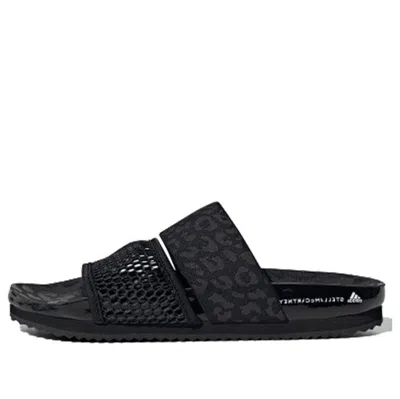 Adidas Originals (wmns) Adidas Stella Mccartney X Stella-lette Slide 'core Black' In Animal Print