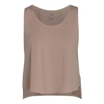 Adidas Originals (wmns) Adidas Studio Novelty Reversible Back-to-front Tank Top 'brwon' In Brown