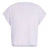 Adidas Originals (wmns) Adidas Studio T-shirt 'purple' In White