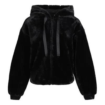 Adidas Originals (wmns) Adidas Style Fur Windproof Hooded Jacket Black