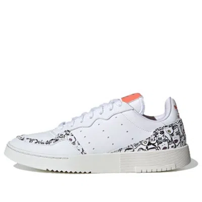 Adidas Originals (wmns) Adidas Supercourt 'semi Coral' In White