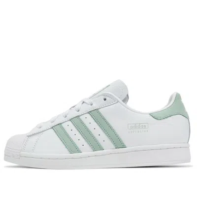 Adidas Originals (wmns) Adidas Superstar 'cloud White Hazy Green'
