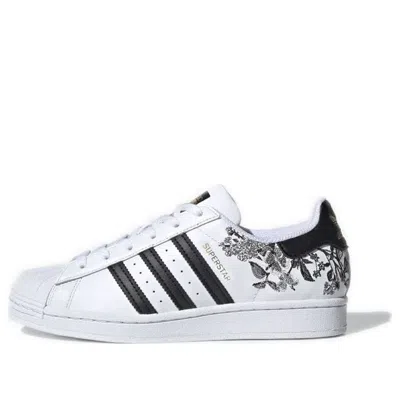 Adidas Originals Womens  Superstar In White/black/gold